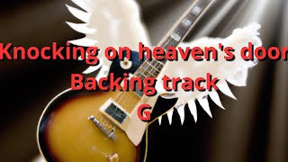 KNOCKIN ON HEAVENS DOOR BACKING TRACK IN G [upl. by Ehcropal]