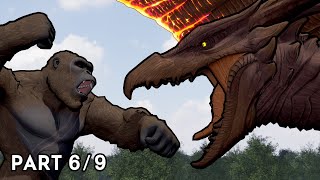 Rodan vs Kong 2017  Animation Part 69 [upl. by Grogan]