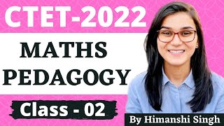 CTET 2022 Online Exam  Maths Pedagogy Class02 by Himanshi Singh  PYQs [upl. by Aisset]