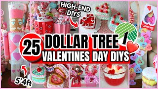 Dollar Tree VALENTINES DAY DIYS 2024 💕│DIYS that DONT LOOK CHEAP 125 HACKS for 2024 [upl. by Yrroc905]