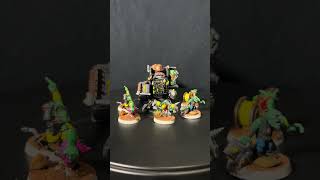 Bubblechukka mek gun orks40k orks mekgun bubblechukka warhammer warhammer40k miniature paint [upl. by Birkle259]