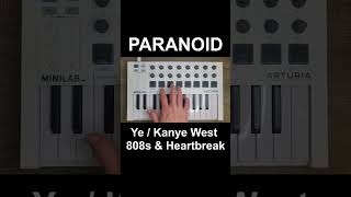 Kanye West  Paranoid 1 minute beat remake [upl. by Kin]