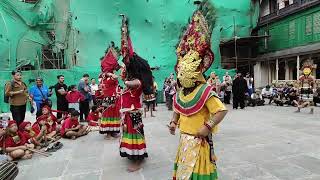 Unique Mahakali Dance  Indra Jatra 2081 fyp goviral festival [upl. by Netsud]