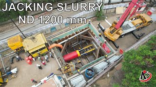 Microtunneling Jacking Project Nd 1200 mm [upl. by Couture]