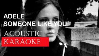 Adele  Someone Like You KARAOKE [upl. by Ahseryt678]