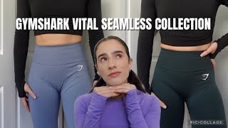 GYMSHARK VITAL SEAMLESS COLLECTION TRY ON gymshark [upl. by Golightly]