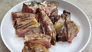 BISTECCA FIORENTINA CON COTTURA REVERSE SEARING FORNO PIASTRA [upl. by Cuttie824]