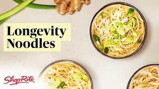 Longevity Noodles Recipe  ShopRite Grocery Stores [upl. by Koetke]