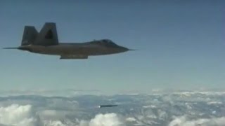 US Air Force F22 Missile Launch [upl. by Freytag]