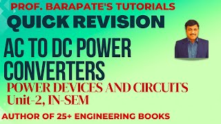 QUICK REVISION OF AC TO DC POWER CONVERTERS [upl. by Ragg]