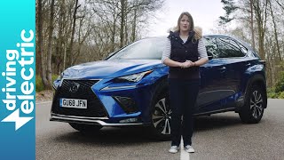 Lexus NX 300h review  DrivingElectric [upl. by Laverne642]