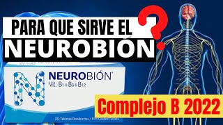 VITAMINAS B1 B6 B12 NEUROBION para que sirven Beneficios del COMPLEJO B 2022 [upl. by Luca186]