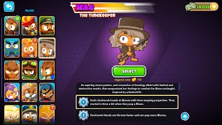 Mae the Time Keeper Hero in BTD6 [upl. by Sokin]