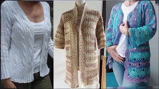 Amazing latest elegant crochet handknit vest blouse top pattern designs for women [upl. by Congdon]