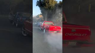 Quemando llanta En La OBS Cheyenne 400 SS 🔥💨 obschevy truck cheyenne camioneta burnout obs [upl. by Faline]