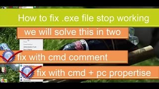 How to Fix windows exe has stopped working error Solved any software stop working for windows [upl. by Aseuqram]