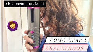 🙆‍♀️ Rizador de Pelo automático inalámbrico  Tutorial completo y funciones [upl. by Davita]