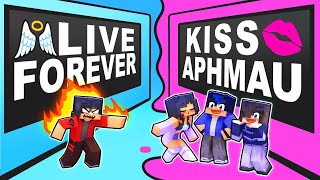 KISS APHMAU or LIVE FOREVER in Minecraft [upl. by Amory367]