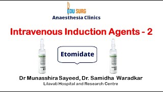 Etomidate  Intravenous anesthetic agents 2  pharmacokinetics pharmacodynamics uses side effects [upl. by Walling]