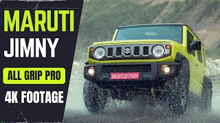 Maruti Suzuki Jimny offroad test I 4K Footage [upl. by Eicyal]