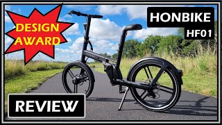 REVIEW Honbike HF01 Foldable Chainless Ebike [upl. by Ahtnams]