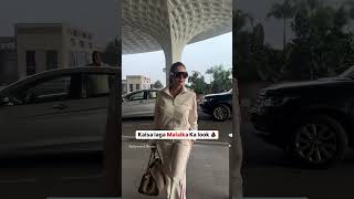 Malaika Arora Sptted At The Airport video indianstar bollywood [upl. by Keverian84]