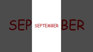 ☝JULY AUGUST SEPTEMBER MONTHS NAME PART 2 EDUCATION [upl. by Retniw]