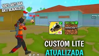 PARA TODOS O CELLULARES CUSTOM LITE FREE FIRE COM 2 KB GRÁFICO DE MINIGRAFT DA NOVA ATUALIZAÇÃO [upl. by Rhines517]