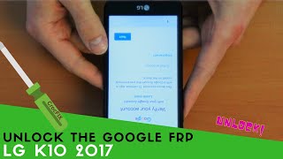 Unlock and remove Google FRP Account lock on LG K7 2017 new 2021 method  by CrocFIX [upl. by Olgnaed]