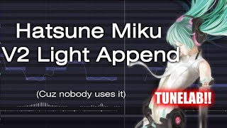 Hatsune Miku V2 LIGHT  Burenai ai de Ft Tunelab [upl. by Notnats62]