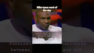 Mike tyson fornicate miketyson miketysonvsjakepaul miketysonhighlights shorts boxing edits [upl. by Fita969]