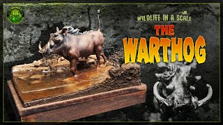 WIAS  THE WARTHOG TIMELAPSE diorama miniatures wildlife [upl. by Yzeerb920]