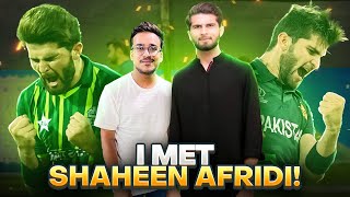 I Met Shaheen Shah Afridi  ❤️ [upl. by Ynnal]