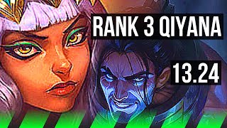 QIYANA vs SYLAS JNG  Rank 3 Qiyana 67 winrate Legendary  KR Challenger  1324 [upl. by Navinod]