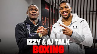 Israel Adesanya amp Anthony Joshua Talk Boxing in Riyadh Saudi Arabia [upl. by Acinej916]