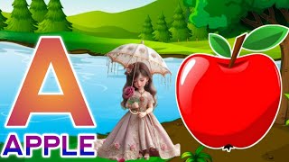 ABC Song  ABC Phonics Song  A for Apple  Nursery Rhymes  Alphabet Song  Toddler Learning Video [upl. by Joyann]