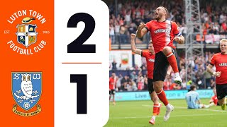 Luton 21 Sheffield Wednesday  Highlights [upl. by Nnylyma]