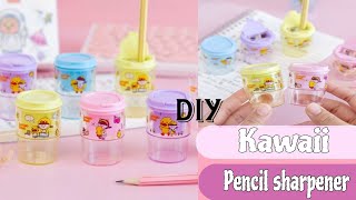 Diy Kawaii pencil Sharpner  Sharpener decoration ideas  easy craft ideas  diy [upl. by Fendig455]