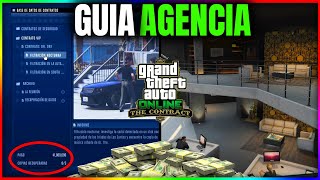 GTA5 Online  LA AGENCIA GUIA DE DINERO COMO GANAR MILLONES con LA AGENCIA DLC THE CONTRACT GTA [upl. by Dame]