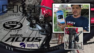 Shimano Altus Unboxing and Installation Tutorial in 8 Speed Cogs RDM2000 SGS [upl. by Brunell459]