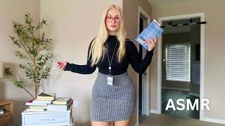 Full Body Massage at the Library Stop Studying So Hard ASMR [upl. by Lilyan]