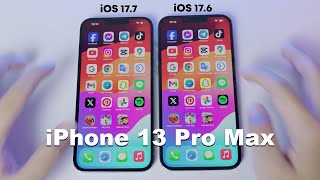 iPhone 13 Pro Max iOS 177 vs iOS 17 Speed Test  Is it worth the upgrade [upl. by Zeiler649]