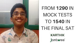 What to avoid on the SAT Day  Karthik  1540 SAT  Jamboree Begumpet Hyderabad Review [upl. by Normand]