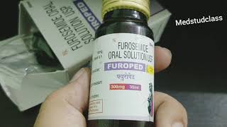 Hindi doctor Furoped drops furosemide drops uses side effects complications [upl. by Higgins]