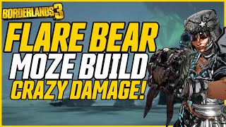 FLARE BEAR MOZE BUILD Cryo Explosions Borderlands 3 Moze Guide  Level 72 M11 [upl. by Afrika]