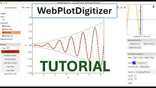 How to extract data from graphs and find equations using WebPlotDigitizer [upl. by Dlawso62]