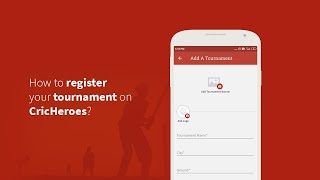 How to register your Cricket tournament on CricHeroes [upl. by Oettam]