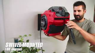 Einhell GEHR 1830 LiSolo 18v Power XChange Cordless Automatic Hose Reel [upl. by Cornew]