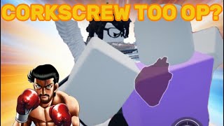 DESTROYING PLAYERS WITH CORKSCREW  Untitled boxing game [upl. by Craggie993]