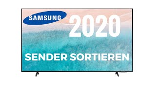 Samsung TV Sender sortieren 2020 [upl. by Cooperman]